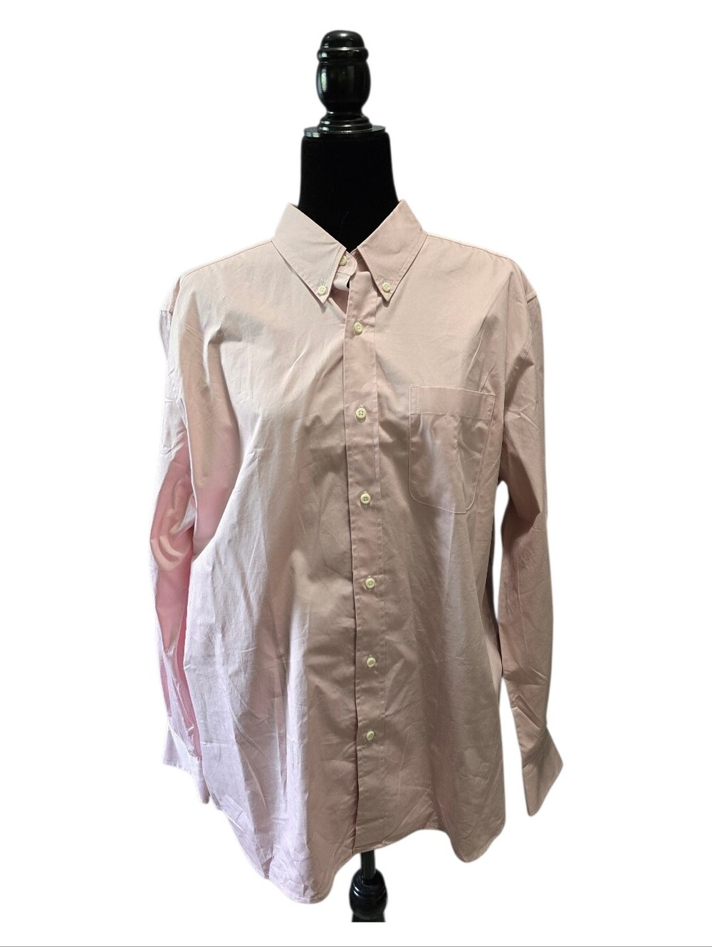 Pre-Owned MTailor Men's Long Sleeve Solid Lilac Collared Dress Shirt 100% Cotton
